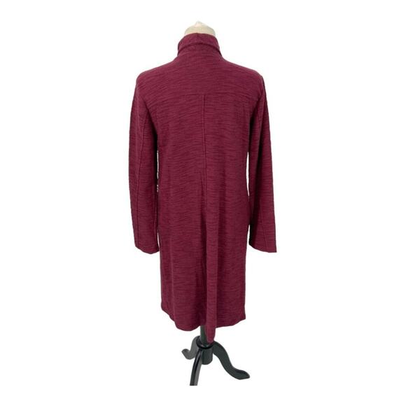 Steve Madden Slub Knit Jacket In Wine Size Small NWOT $109 MSRP - Picture 8 of 8